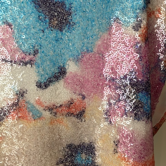 NWT ELIE TAHARI SEQUIN TOP - Picture 2 of 6